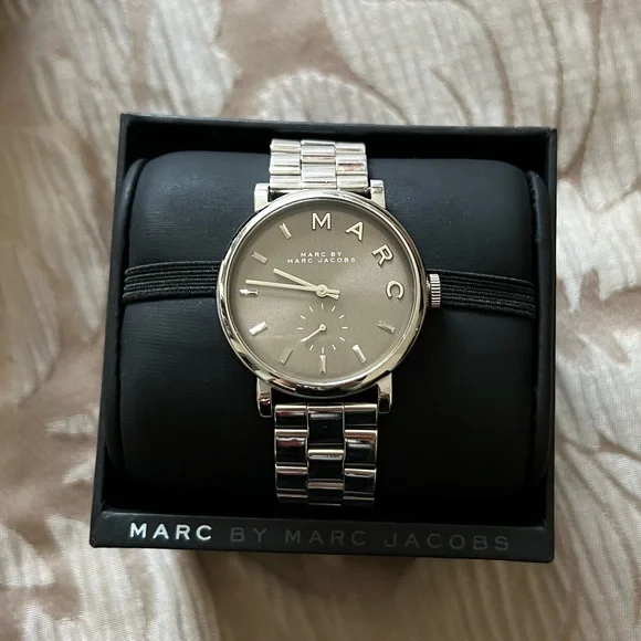 Marc Jacobs | Accessories | Marc Jacobs Silver Watch | Poshmark display picture 2